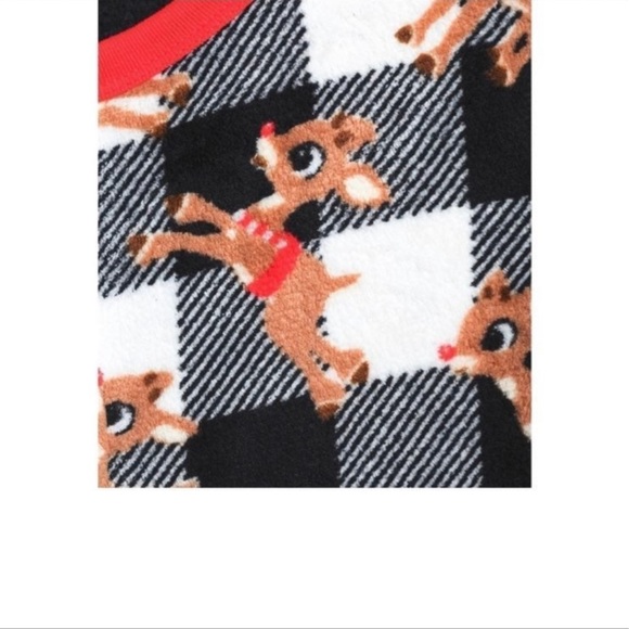 2 sizes Rudolf Christmas onsies pj  and antlers - Picture 5 of 5